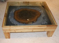 Mesa rodaja de historia